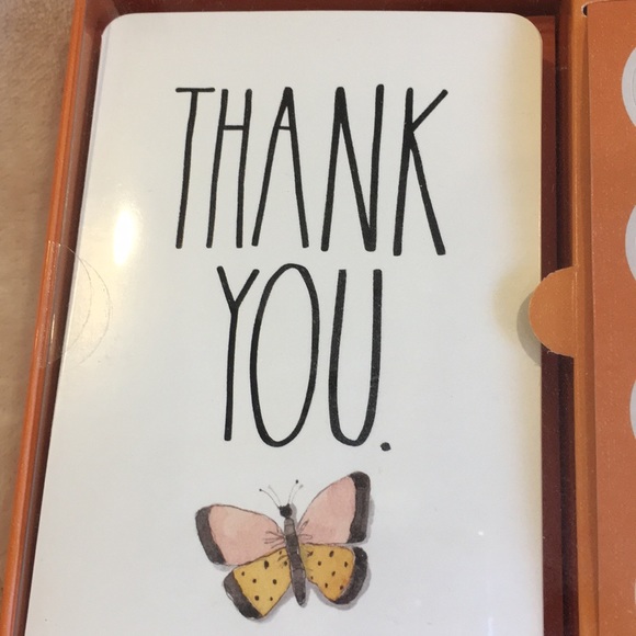 Rae Dunn Thank You Note Card Set NWT - Picture 2 of 4